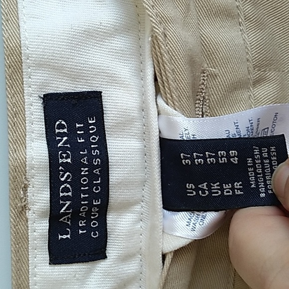 Lands' End Desert Khaki 9 in. Shorts size 37 - Picture 6 of 11